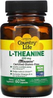 Photos - Amino Acid Country Life L-Theanine 200 mg 60 cap 