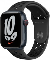 Photos - Smartwatches Apple Watch 7 Nike  45 mm Cellular