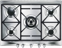 Photos - Hob Smeg SR275XGH2 stainless steel