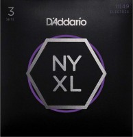 Strings DAddario NYXL Nickel Wound 11-49 (3-Pack) 