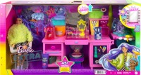 Photos - Doll Barbie Extra Doll and Vanity Playset with Exclusive Doll GYJ70 