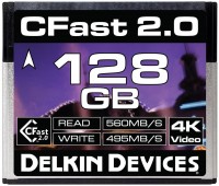 Memory Card Delkin Devices Premium CFast 2.0 560 128 GB