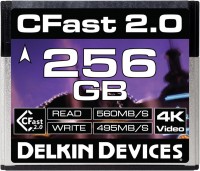 Photos - Memory Card Delkin Devices Premium CFast 2.0 560 256 GB