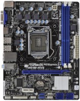 Photos - Motherboard ASRock H61M-HVS 