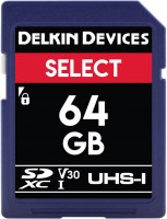 Photos - Memory Card Delkin Devices SELECT UHS-I SD 64 GB