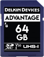 Photos - Memory Card Delkin Devices Advantage UHS-I SD 64 GB