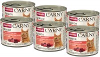 Photos - Cat Food Animonda Senior Carny Beef/Turkey Heart  6 pcs