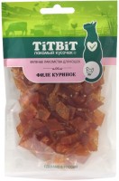 Photos - Cat Food TiTBiT Dried Delicacies Chicken Fillet 0.05 kg 
