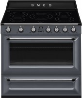 Photos - Cooker Smeg TR90IGR2 gray