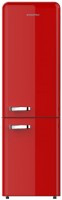 Photos - Fridge MAUNFELD MFF186NFRR red