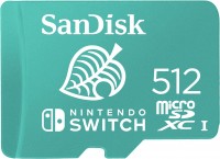 Memory Card SanDisk microSDXC Memory Card For Nintendo Switch 512 GB