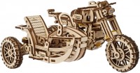 3D Puzzle UGears Motorcycle Scramber with Sidecar 70137 