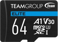 Memory Card Team Group Elite microSDXC A1 V30 UHS I U3 64 GB