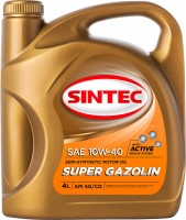 Photos - Engine Oil Sintec Super Gazolin 10W-40 4 L