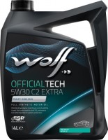 Photos - Engine Oil WOLF Officialtech 5W-30 C2 Extra 4 L