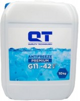 Photos - Antifreeze \ Coolant QT-Oil Antifreeze Premium G11 -42 Blue 10 L
