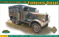 Photos - Model Building Kit Ace 2.5t 6x6 Lastkraftwagen (LKW) Einheints-Diesel (1:72) 