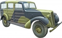 Photos - Model Building Kit Ace Super Snipe Station Wagon Woodie (1:72) 