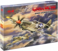 Photos - Model Building Kit ICM Spitfire Mk.VIII US Air Force Fighter (1:48) 