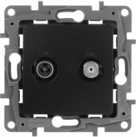 Photos - Socket Legrand Etika 672657 graphite