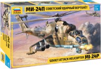 Photos - Model Building Kit Zvezda Soviet Attack Helicopter MI-24P (1:48) 