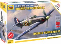 Photos - Model Building Kit Zvezda Hawker Hurricane IIC British Fighter (1:72) 