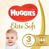 Photos - Nappies Huggies Elite Soft 3 / 144 pcs 