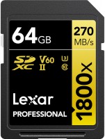Memory Card Lexar Professional 1800x UHS-II SDXC 64 GB