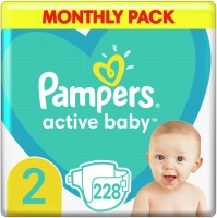 Photos - Nappies Pampers Active Baby 2 / 228 pcs 