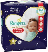 Photos - Nappies Pampers Premium Care Night Pants 4 / 22 pcs 