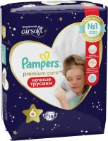 Photos - Nappies Pampers Premium Care Night Pants 6 / 18 pcs 