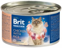 Photos - Cat Food Brit Premium Canned Chicken with Rice 