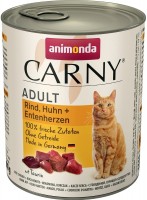 Photos - Cat Food Animonda Adult Carny Beef/Chicken/Duck  400 g