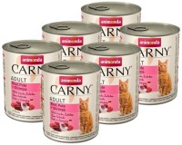 Photos - Cat Food Animonda Adult Carny Beef/Turkey/Shrimps  0.8 kg 6 pcs