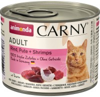 Photos - Cat Food Animonda Adult Carny Beef/Turkey/Shrimps  200 g