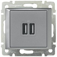 Photos - Socket Legrand Valena Classic 770270 silver