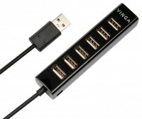 Photos - Card Reader / USB Hub Vinga VHA2A7 