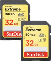 Photos - Memory Card SanDisk Extreme SDHC Class 10 UHS-I U3 2-Pack 32 GB 2