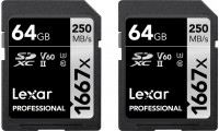 Photos - Memory Card Lexar Professional 1667x SDXC 2-Pack 64 GB