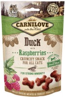 Photos - Cat Food Carnilove Crunchy Snack Duck with Raspberries 50 g 