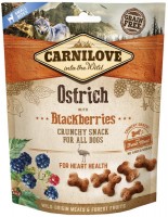 Photos - Dog Food Carnilove Crunchy Snack Ostrich with Blackberries 200 g 