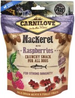 Photos - Dog Food Carnilove Crunchy Snack Mackeler with Raspberries 200 g 