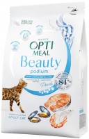 Photos - Cat Food Optimeal Beauty Podium Cat  4 kg