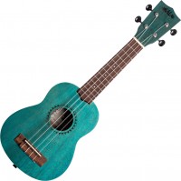 Acoustic Guitar Kala Ocean Blue Watercolor Meranti Soprano 