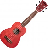 Acoustic Guitar Kala Adobe Red Watercolor Meranti Soprano 