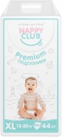 Photos - Nappies Nappy Club Premium Diapers XL / 44 pcs 