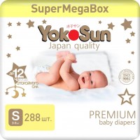Photos - Nappies Yokosun Premium Diapers S / 288 pcs 