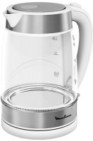 Photos - Electric Kettle Moulinex Glass BY600130 2200 W 1.7 L  white