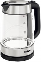 Photos - Electric Kettle Tefal Glass ketlle KI700830 2200 W 1.7 L  stainless steel