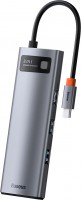 Card Reader / USB Hub BASEUS Metal Gleam Series 8-in-1 Multifunctional Type-C Hub 